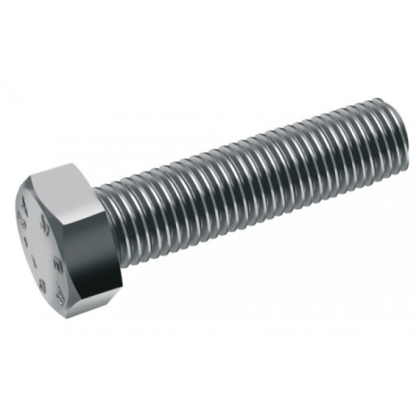 Vis métaux tête hexagonale - filetage total - inox A2 - DIN 933 ACTON