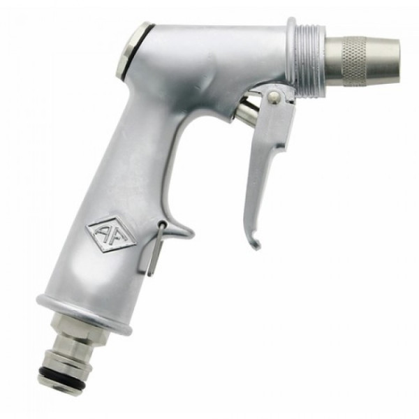 Pistolet d'arrosage - jet réglable - raccord rapide - zamak FAUQUET