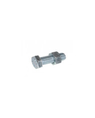 Boulon tête hexagonale - acier zingué blanc - 8.8 - entièrement fileté STAFA