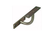Support de rampe - coudé fixe - platine rectangulaire BRICOZOR