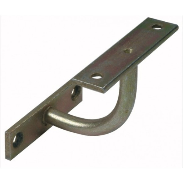 Support de rampe - coudé fixe - platine rectangulaire BRICOZOR