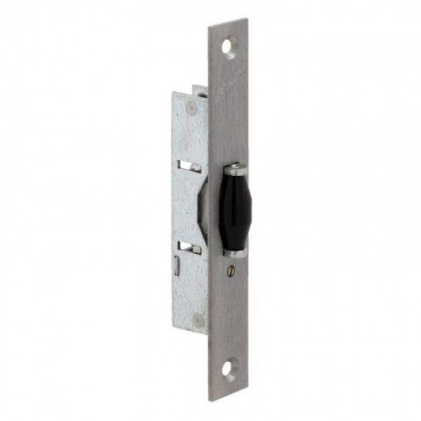 Serrure à larder à rouleau - portes métalliques - têtière inox - 23/21 MÉTALUX