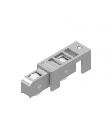 Chariot double non réglable pour coulissant en aluminium - type 3621 LA CROISÉE DS