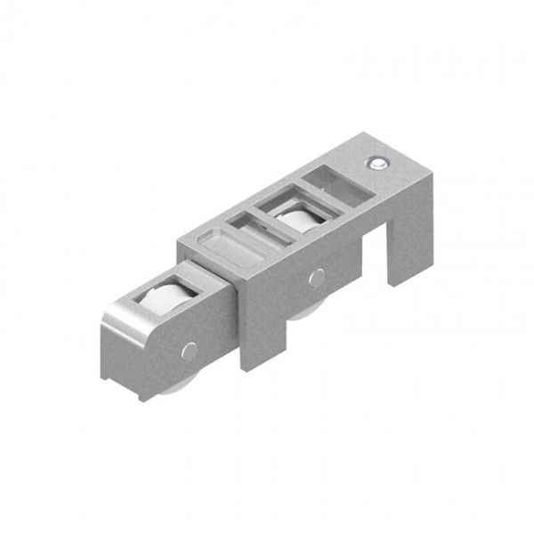 Chariot double non réglable pour coulissant en aluminium - type 3621 LA CROISÉE DS