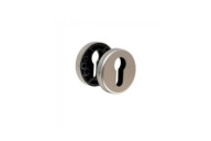 Rosace ronde pour poignée de porte - en inox 202 - LC VACHETTE