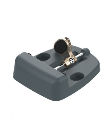Sabot de portail à tourniquet - large - aluminium - robuste TIRARD