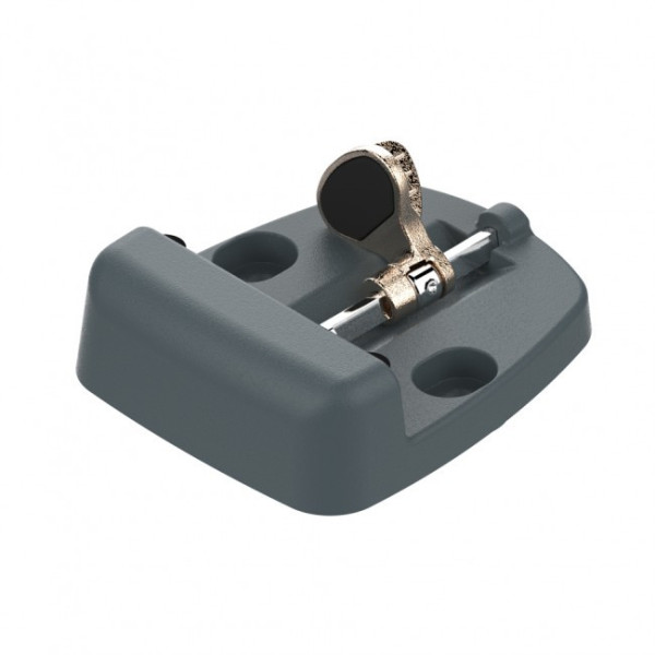 Sabot de portail à tourniquet - large - aluminium - robuste TIRARD