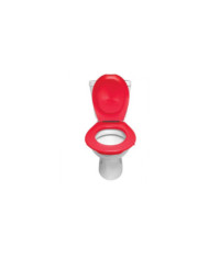Lunette et abattant WC clipsable - Framboise PAPADO
