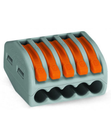 Borne de connexion - universelle 222 - fils souples et rigides WAGO