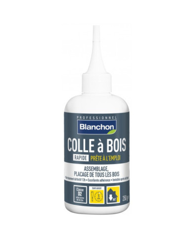 Colle à bois rapide pour assemblage de bois intérieurs BLANCHON