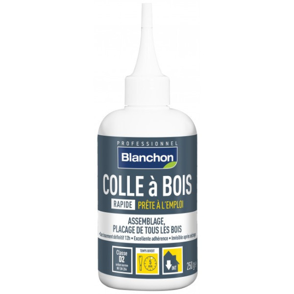 Colle à bois rapide pour assemblage de bois intérieurs BLANCHON