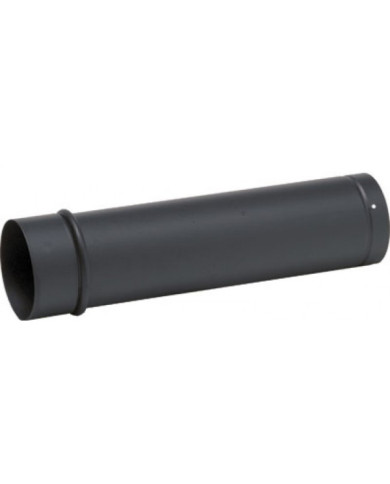 Tuyau acier émail noir coulissant - réglable de 6 à 36 cm TEN