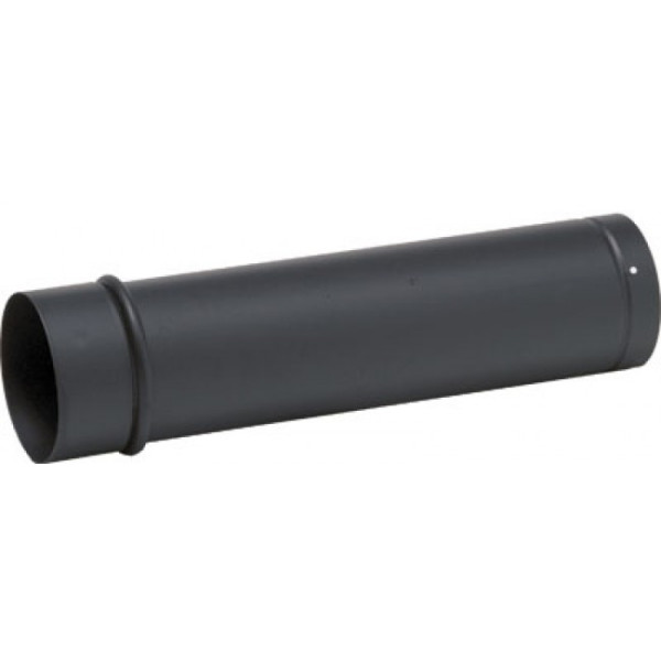 Tuyau acier émail noir coulissant - réglable de 6 à 36 cm TEN