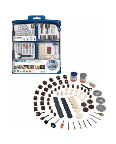 Coffret 150 accessoires multi-usages - 2615S724JA DREMEL