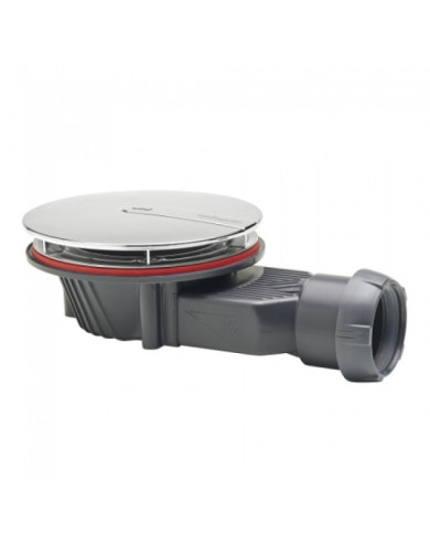Bonde de douche pour receveur extra-plat - sortie horizontale - Slim + WIRQUIN PRO