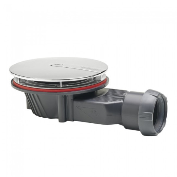 Bonde de douche pour receveur extra-plat - sortie horizontale - Slim + WIRQUIN PRO