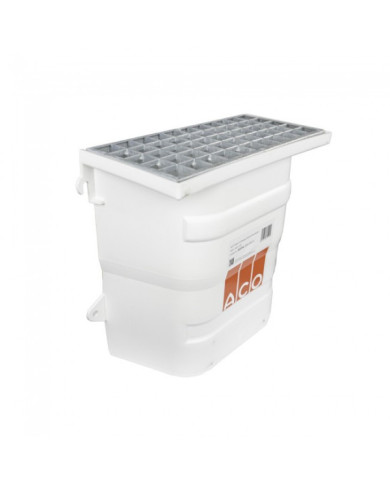 Courette d'aération avec grilles caillebotis ACO