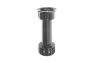 Pieds de meubles en ABS avec embase intégrée - diamètre 28 mm - par 4 CAMAR