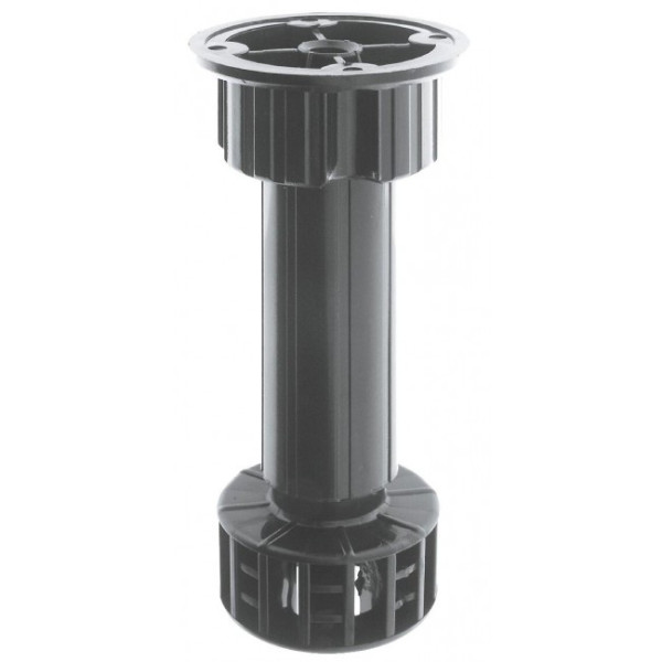 Pieds de meubles en ABS avec embase intégrée - diamètre 28 mm - par 4 CAMAR