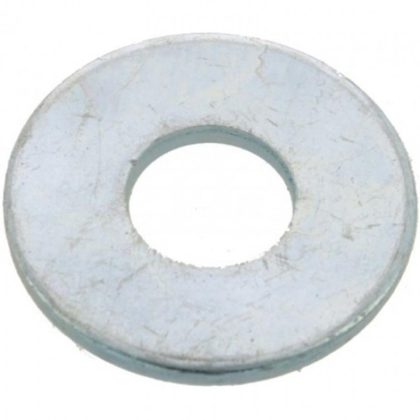 Rondelles plates Lu - acier zingué blanc BRICOZOR