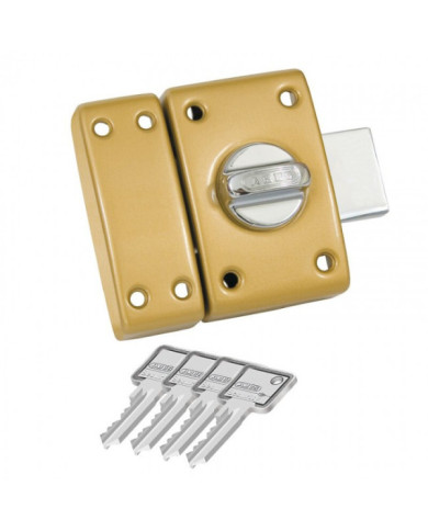 Verrou standard en applique - à bouton et cylindre - Classik ABUS