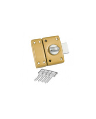 Verrou standard en applique - à bouton et cylindre - Classik ABUS