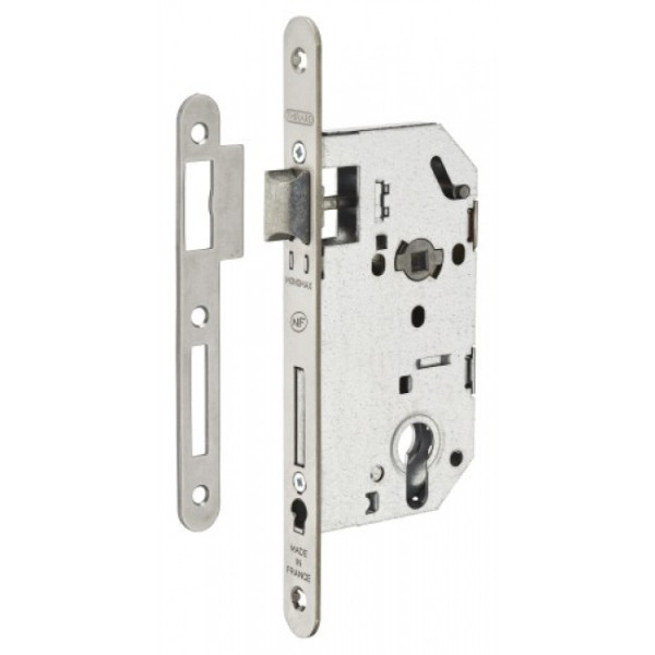 Serrure à larder à cylindre - carré 8 mm - Têtière inox - Monomax FTH THIRARD