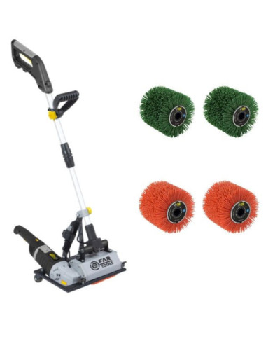Pack rénovateur extérieur à brosses 1800W - REX-H 200 + brosses FARTOOLS