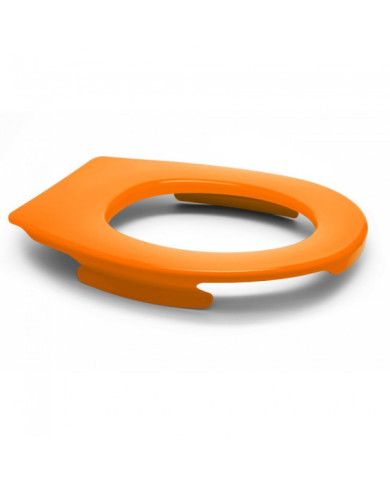 Lunette wc clipsable - 100 % hygiénique - orange PAPADO