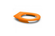 Lunette wc clipsable - 100 % hygiénique - orange PAPADO