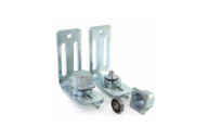 Gonds inférieurs pour portail battant 87L Q - tube acier carré - par 2 COMUNELLO