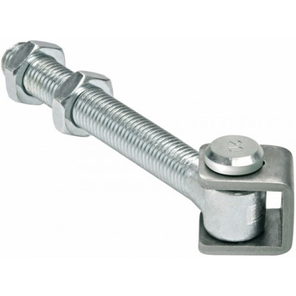 Gond à tige filetée - long 130 mm - pour portail acier COMUNELLO