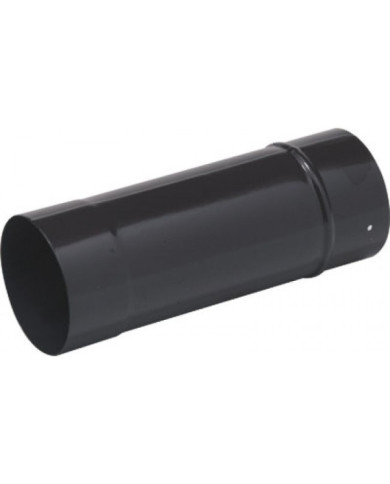 Tuyau acier émail noir mat - longueur 33 cm TEN