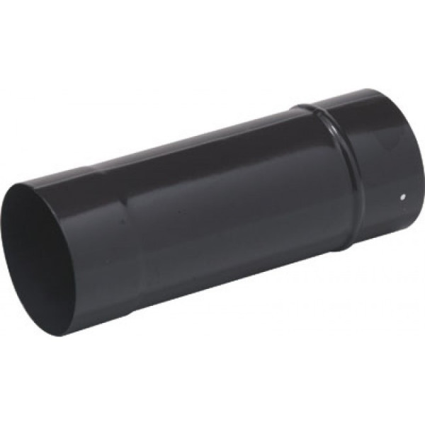 Tuyau acier émail noir mat - longueur 33 cm TEN