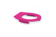 Lunette wc clipsable - 100 % hygiénique - rose PAPADO