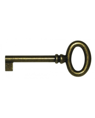 Clé de meuble ajustable en laiton ou zamak - anneau oval - Regence CADAP