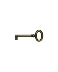 Clé de meuble ajustable en laiton ou zamak - anneau oval - Regence CADAP