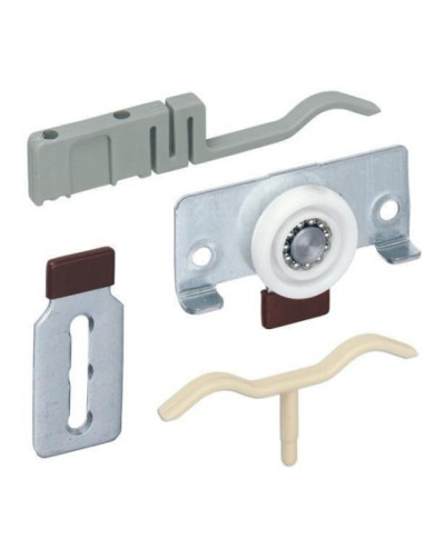 Système porte coulissante SlideLine 56-vantail 40 kg HETTICH