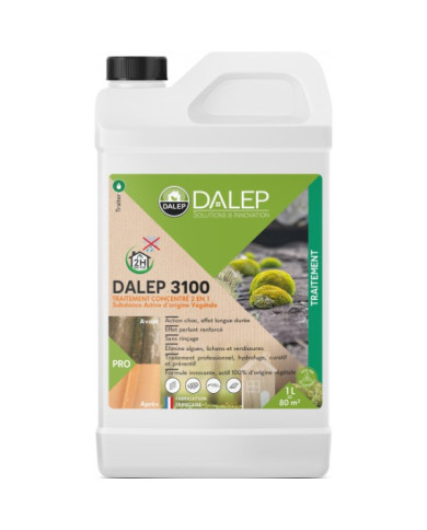 Antimousse fongicide imperméabilisant concentré - Dalep 3100 DALEP