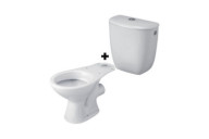 Pack WC à poser - cuvette et réservoir NF - Bastia GEBERIT