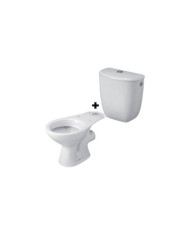 Pack WC à poser - cuvette et réservoir NF - Bastia GEBERIT