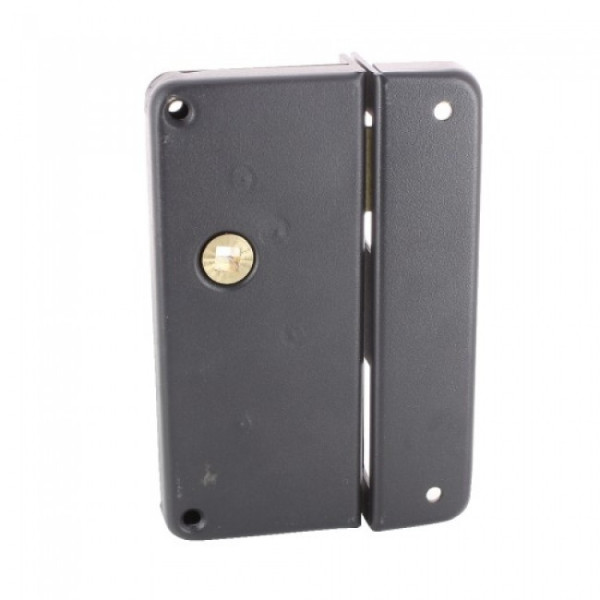 Serrure en applique verticale avec gâche - extra plate - bec-de-cane JPM