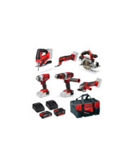Pack 6 machines 18V + batteries + sac de transport EINHELL