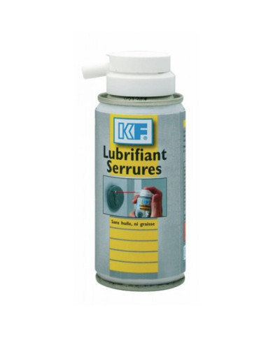 Lubrifiant serrure - sans huile ni graisse - aérosol 100 ml net KF