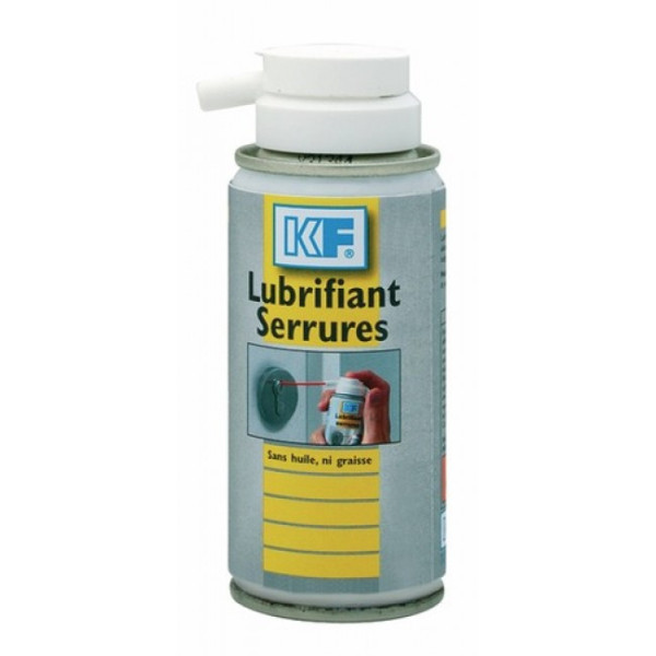 Lubrifiant serrure - sans huile ni graisse - aérosol 100 ml net KF