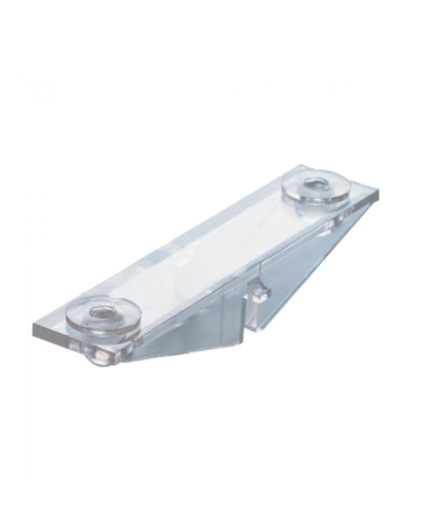 Cavalier pour consoles C, CR, DMA pas de 37 mm - transparent SOFADI
