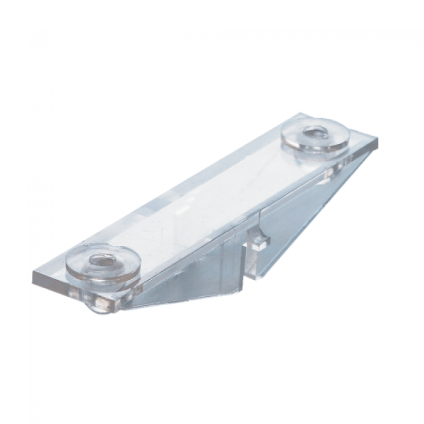Cavalier pour consoles C, CR, DMA pas de 37 mm - transparent SOFADI