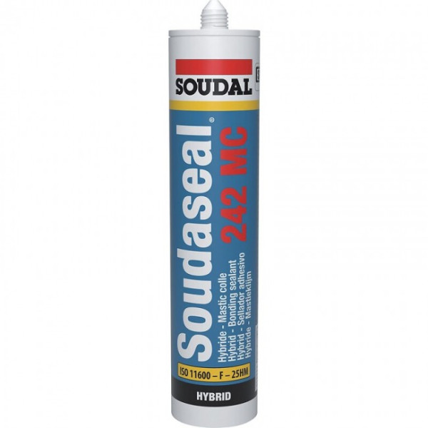 Mastic-colle - polymère hybride SMX - 290 ml - Soudaseal 242 MC SOUDAL