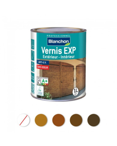 Vernis - aqua-polyuréthane - intérieur extérieur - EXP BLANCHON