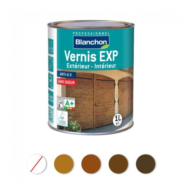 Vernis - aqua-polyuréthane - intérieur extérieur - EXP BLANCHON